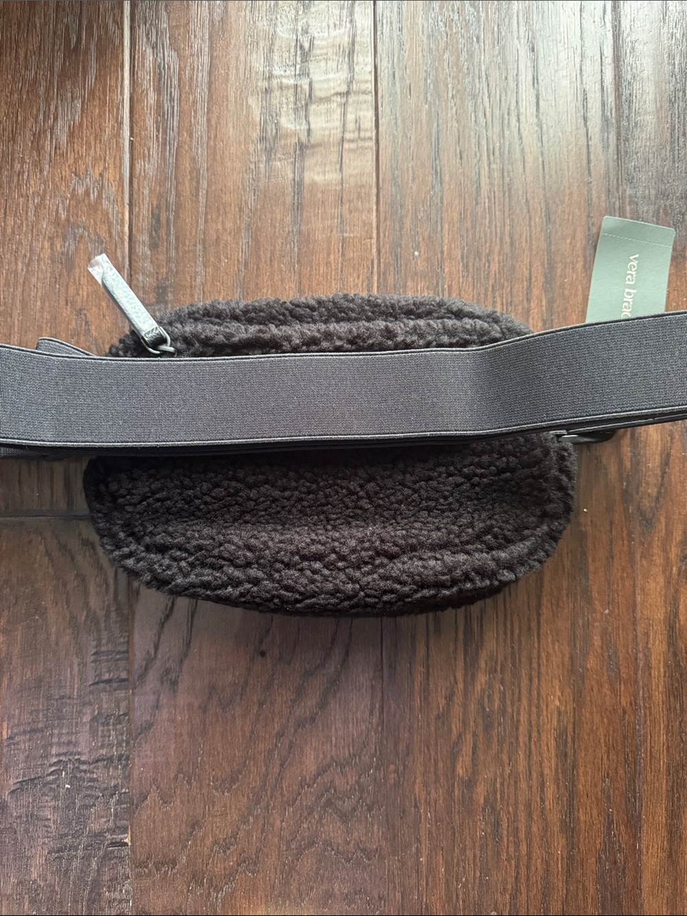 Vera Bradley  Mini Belt Bag Black Sherpa - Picture 4 of 6